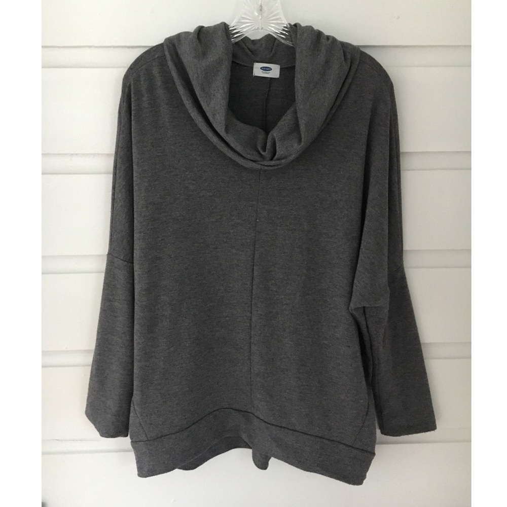 Grey Cowl Neck Sweatshirt | Old Navy